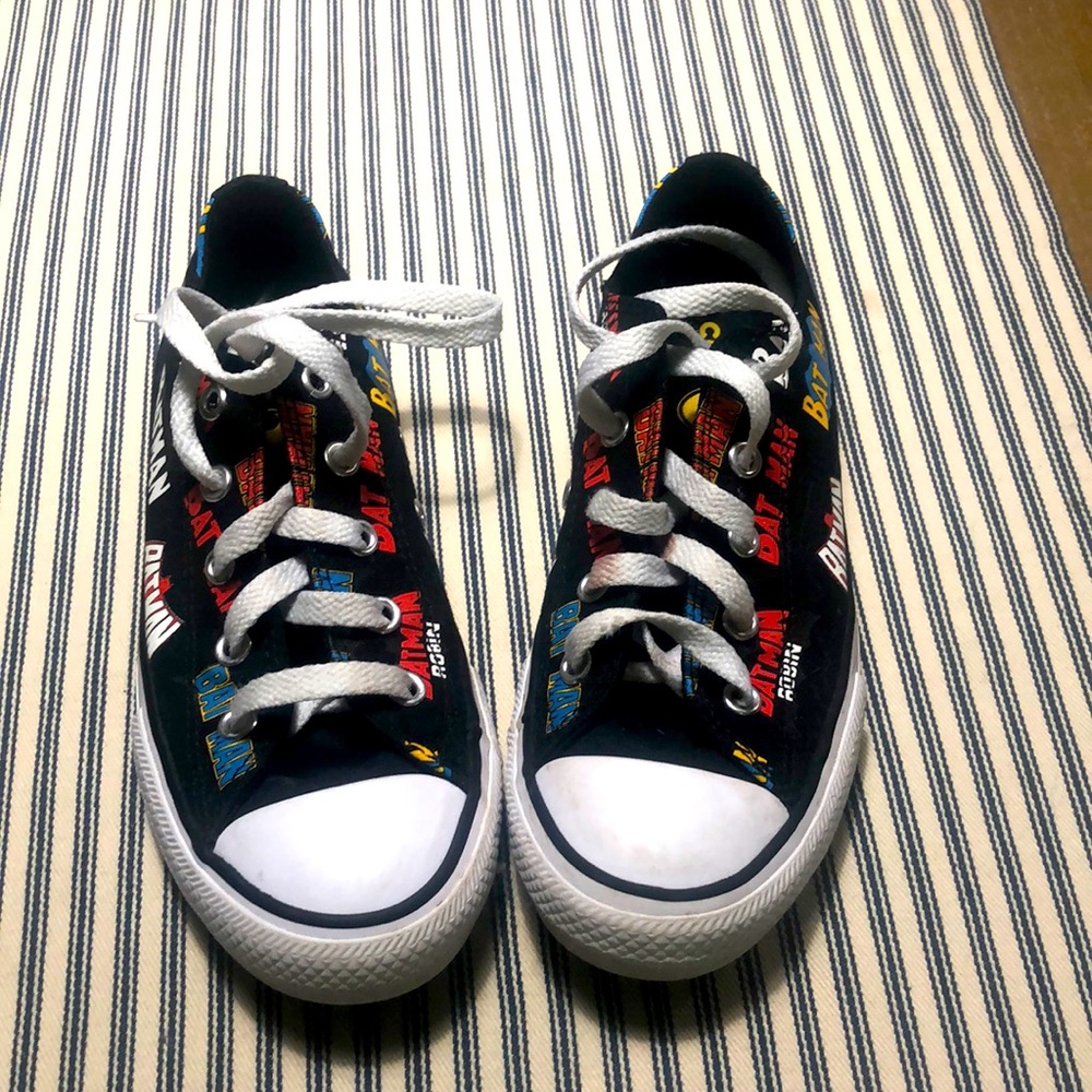 Superhero themed Converse sneakers